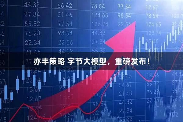 亦丰策略 字节大模型，重磅发布！